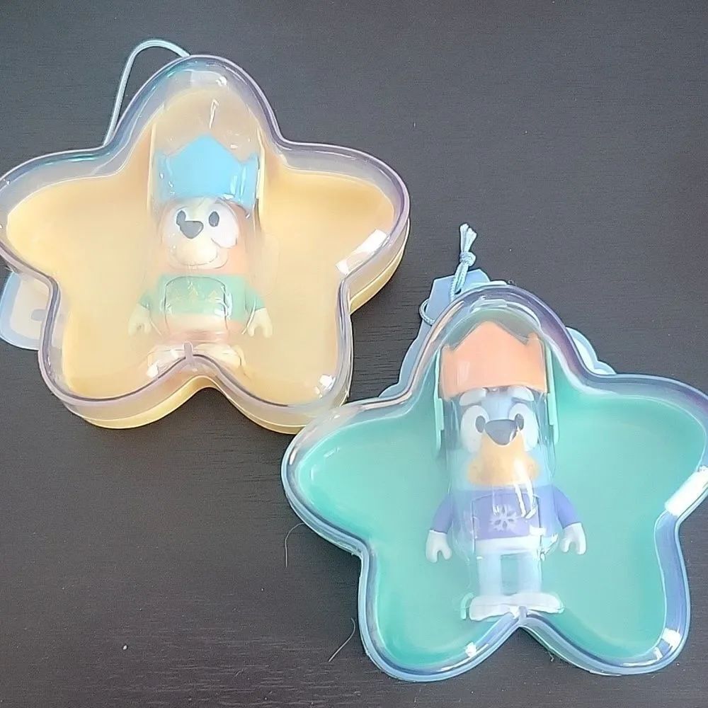 Bluey Toy Star Ornament Figure Set